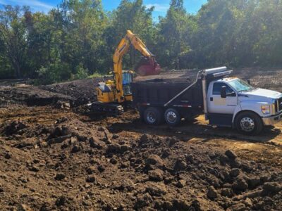 patio excavation in Columbus, OH
